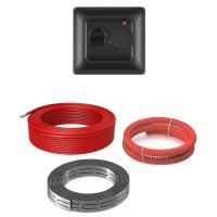 Греющий кабель (секция нагревательная) Bejert L B741KS23-400M1-02 23м 414 Вт (2-2,67 м2) с черным механическим терморегулятором