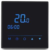 Терморегулятор Bejert (черный) WIFI сенсорный программируемый с ЖК дисплеем и двумя датчиками/до 3,5 кВт (встраиваемый) B740TM1060-0053