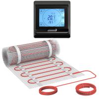 Теплый пол Bejert B B740KM16.0-2400M1-22 16 м2 2400 Вт с черным сенсорным программируемым терморегулятором