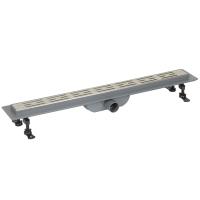 Трап линейный (душевой лоток) Bejert B-1 B716B190-01040-3 900 мм с горизонтальным выходом D40/50 мм, с решеткой хром