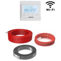 Греющий кабель (секция нагревательная) Bejert L B741KS32.5-600M1-31 32,5м 585 Вт (3-4 м2) с белым WiFi программируемым терморегулятором