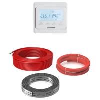 Греющий кабель (секция нагревательная) Bejert L B741KS23-400M1-11 23м 414 Вт (2-2,67 м2) с белым программируемым терморегулятором