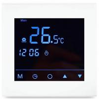 Терморегулятор Bejert (белый) сенсорный программируемый с зеркальным дисплеем (зеркальный) и двумя датчиками/до 3,5 кВт (встраиваемый) B740TM1057-0024